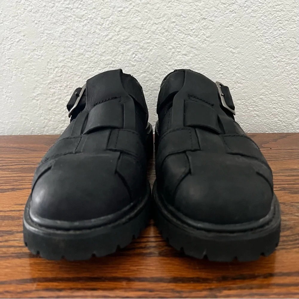 Vintage Skechers Y2K Leather Chunky Fisherman’s Sandals EU 40 Men’s 7.5